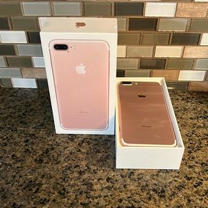 Rose gold iPhone 7 Plus 128gb